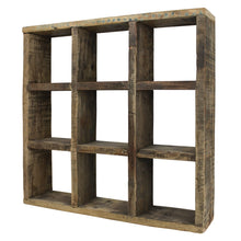Load image into Gallery viewer, Rustic Reclaimed Divided Shelf
