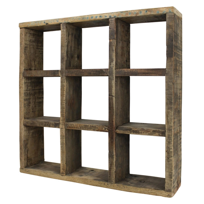 Rustic Reclaimed Divided Shelf