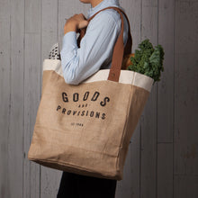 Load image into Gallery viewer, Large Burlap Shopping Market Bags
