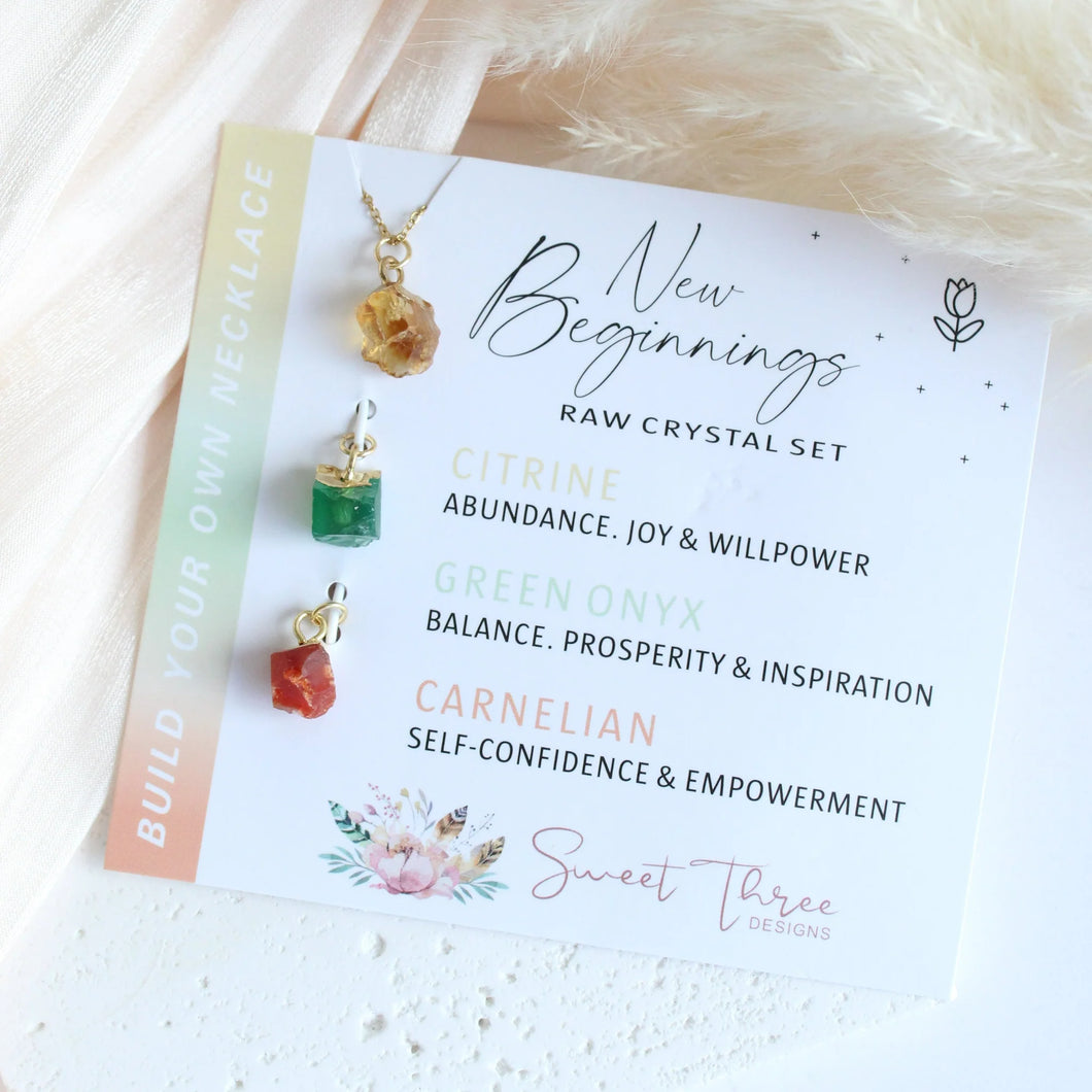 Soul Essence Crystal Necklace Sets
