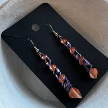 Load image into Gallery viewer, Copper Curl Earrings
