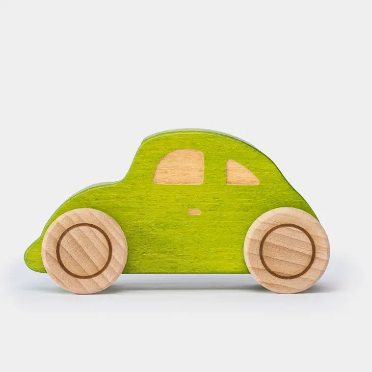 Wooden Beetle Toy Cars