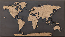 Load image into Gallery viewer, Wanderlust Push Pin Map (World)
