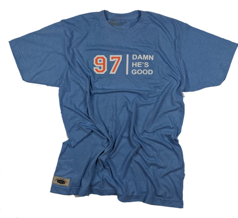 97 DAMN HE'S GOOD TEE