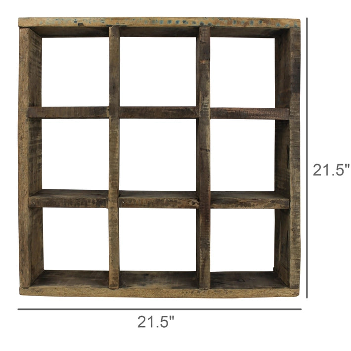 Rustic Reclaimed Divided Shelf – Creative Goods & Co.