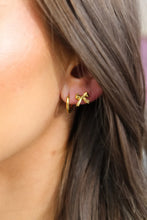 Load image into Gallery viewer, Bow &amp; Glow Double Earring Set
