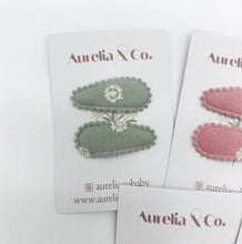 Load image into Gallery viewer, Mini Fabric Hair Clips

