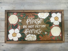Load image into Gallery viewer, Handpainted Floral Art Framed
