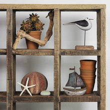 Load image into Gallery viewer, Rustic Reclaimed Divided Shelf
