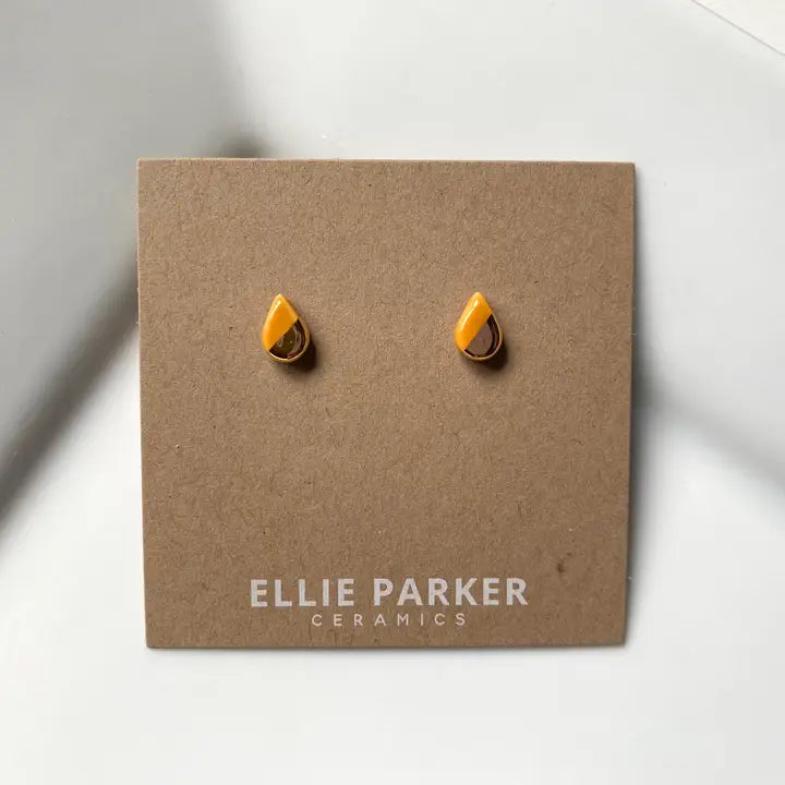 Ceramic Stud Earrings