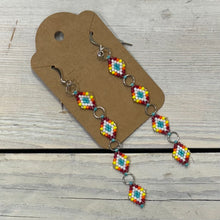 Load image into Gallery viewer, Indigenous Hand Beaded Dangles
