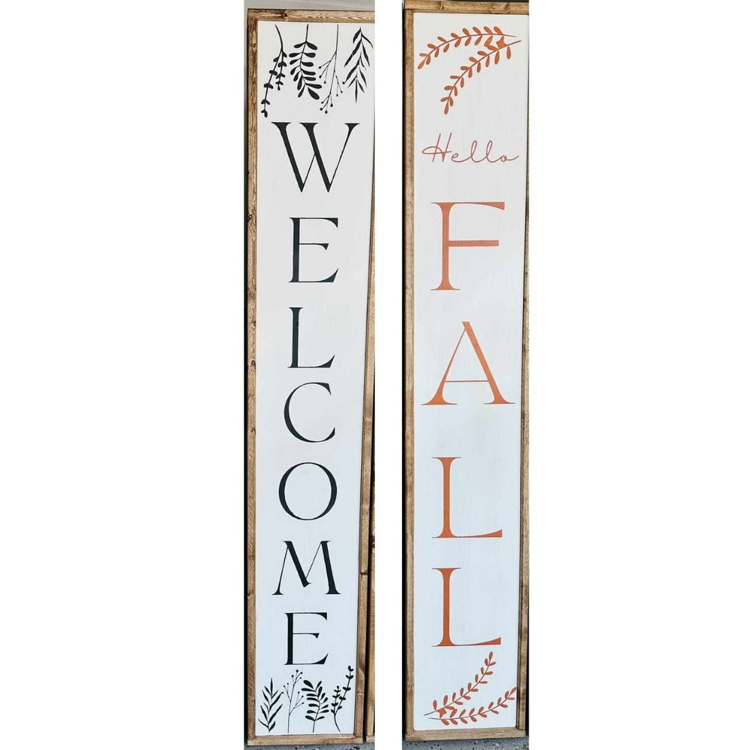 Reversible Framed Porch Signs