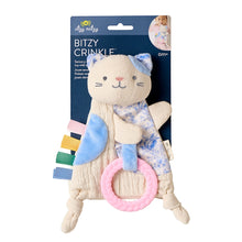 Load image into Gallery viewer, Bitzy Crinkle™ Sensory Toy with Teether
