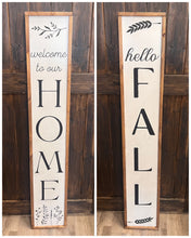 Load image into Gallery viewer, Reversible Framed Porch Signs
