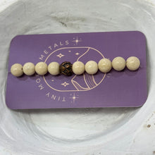 Load image into Gallery viewer, Gemstone Bracelet (Tiny Moon)
