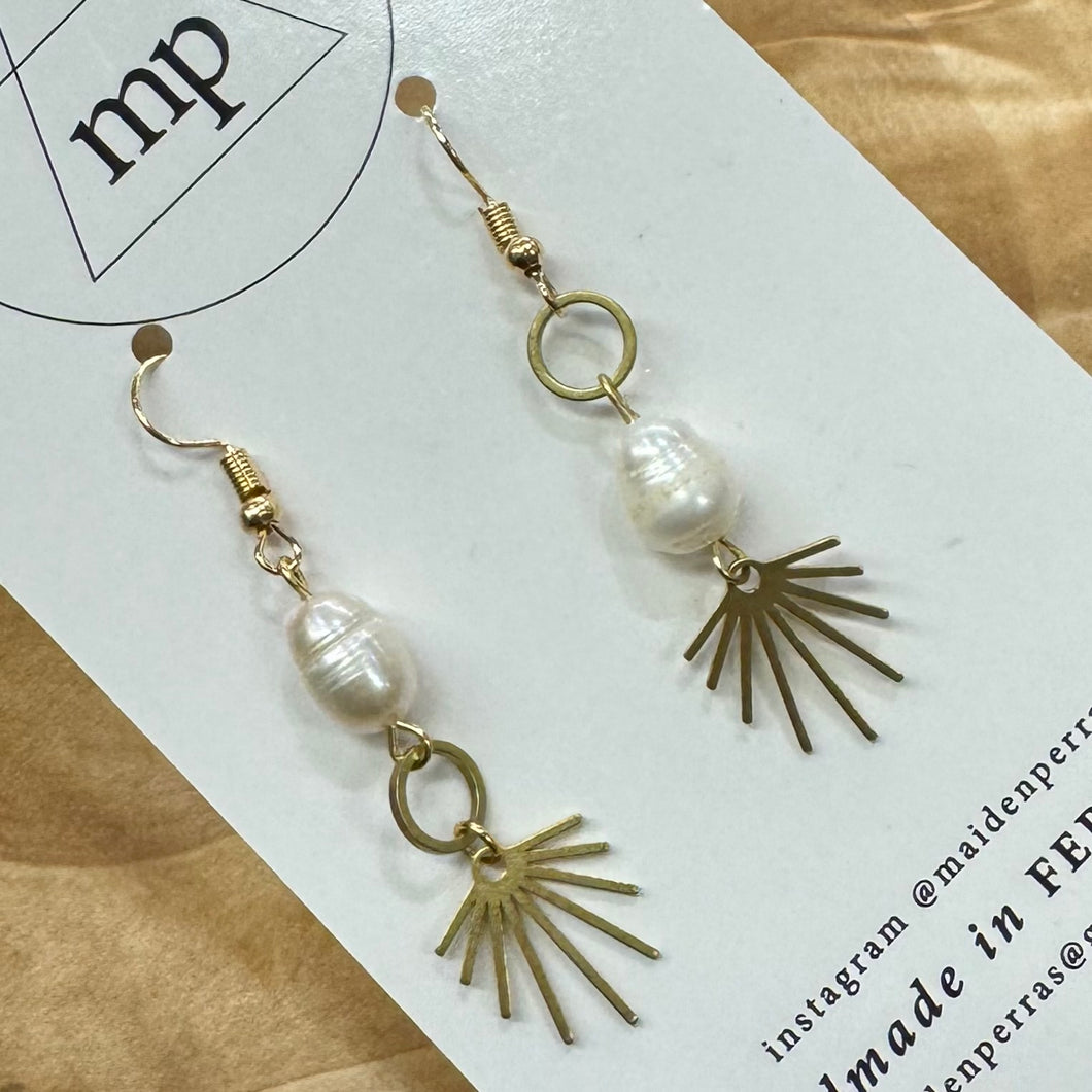 Maiden Perras Gemstone Dangles (Assorted Gold)