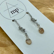 Load image into Gallery viewer, Maiden Perras Gemstone Dangles (Assorted Silver)
