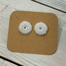 Load image into Gallery viewer, Indigenous Hand Beaded Round Studs
