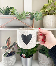 Load image into Gallery viewer, Large Heart Speckled Mugs
