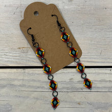 Load image into Gallery viewer, Indigenous Hand Beaded Dangles
