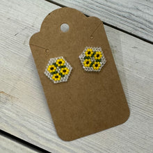 Load image into Gallery viewer, Indigenous Hand Beaded Kohkom Studs
