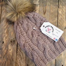 Load image into Gallery viewer, Piggy Knitty Adult Knit Toques
