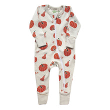 Load image into Gallery viewer, Organic Signature Print &#39;2-Way&#39; Zipper Romper - Long Sleeve
