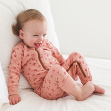 Load image into Gallery viewer, Organic Signature Print &#39;2-Way&#39; Zipper Romper - Long Sleeve
