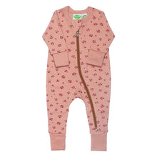 Load image into Gallery viewer, Organic Signature Print &#39;2-Way&#39; Zipper Romper - Long Sleeve
