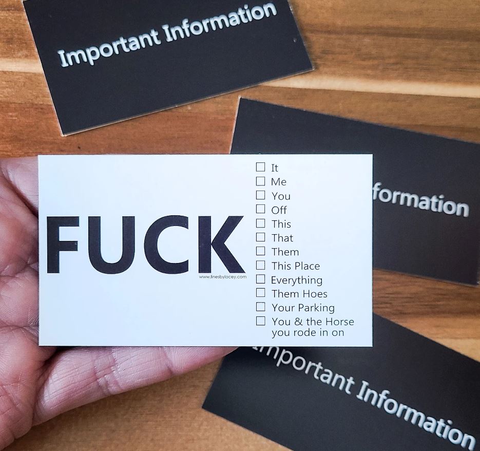 The Phuckery Cards – Creative Goods & Co.