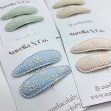 Load image into Gallery viewer, Fabric Hair Clips
