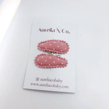 Load image into Gallery viewer, Mini Fabric Hair Clips
