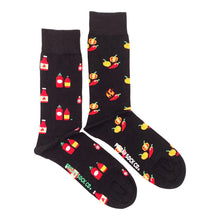 Load image into Gallery viewer, Men&#39;s Mismatched Crew Socks (more)
