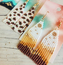 Load image into Gallery viewer, Hand Beaded Earrings (Lark Bead Co)
