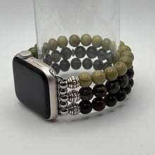 Load image into Gallery viewer, Heliotrope, Dragon Blood Jasper &amp; Alashan Jade
