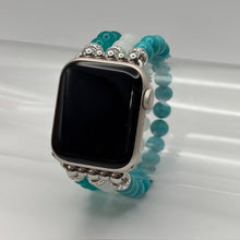 Load image into Gallery viewer, Aqua Magnesite, White Jade and Aqua Malaysian Jade - Large
