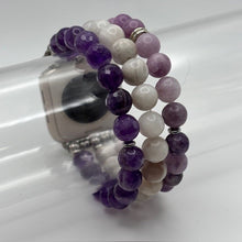 Load image into Gallery viewer, Amethyst, Crazy Lace Agate and Lepidolite - Medium
