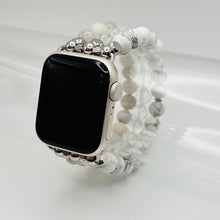 Load image into Gallery viewer, White Howlite, Crystal Quartz and Crazy Lace Agate - Large
