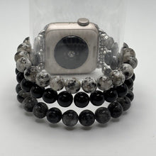 Load image into Gallery viewer, Larvikite, Obsidian and Sesame Jasper - Small
