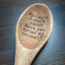 Load image into Gallery viewer, Laser Engraved Wooden Spoons
