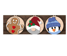 Load image into Gallery viewer, DIY Wooden Tree Ornaments
