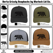 Load image into Gallery viewer, Warlock Berta Snapback Lids
