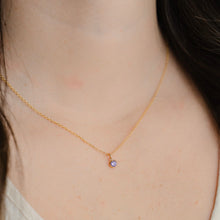 Load image into Gallery viewer, Birthstone Pendant Necklace
