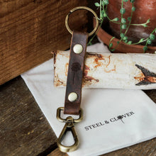 Load image into Gallery viewer, Hythe Dual End Leather Keychain
