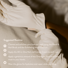 Load image into Gallery viewer, Organic Cotton Overnight Gloves
