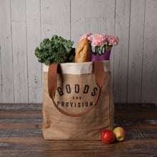 Load image into Gallery viewer, Large Burlap Shopping Market Bags
