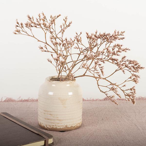Cream Glazed Flower Vases (Variety)