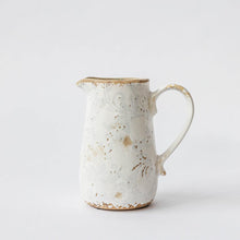 Load image into Gallery viewer, White Floral Vintage Style Glazed Flower Vases (Variety)

