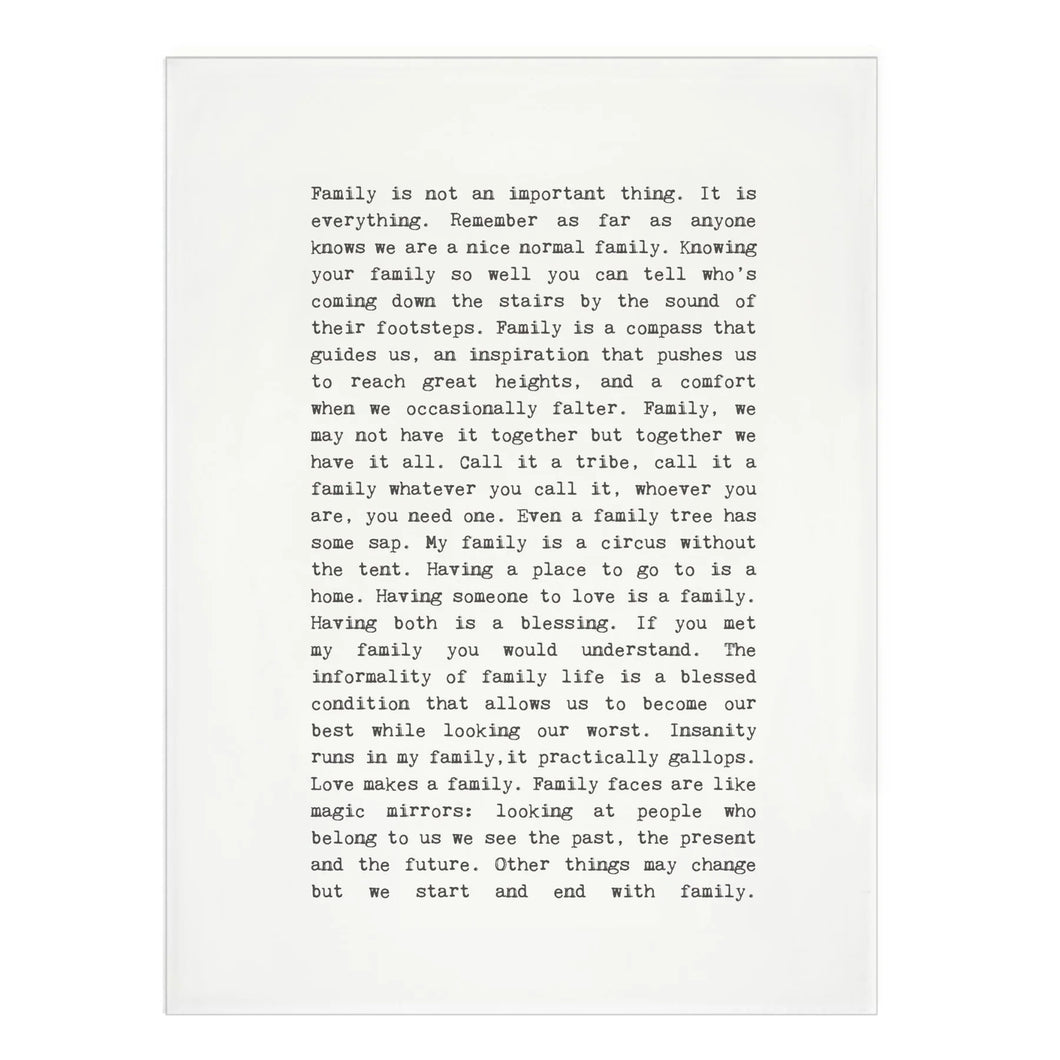 Typewriter Tea Towel