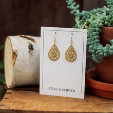 Load image into Gallery viewer, Steel &amp; Clover Earrings
